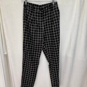 Grace karin black windowpane grid